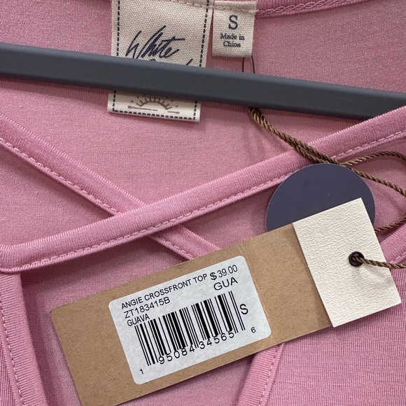 White Crow Angie Cross Front Top - Picture 4 of 6